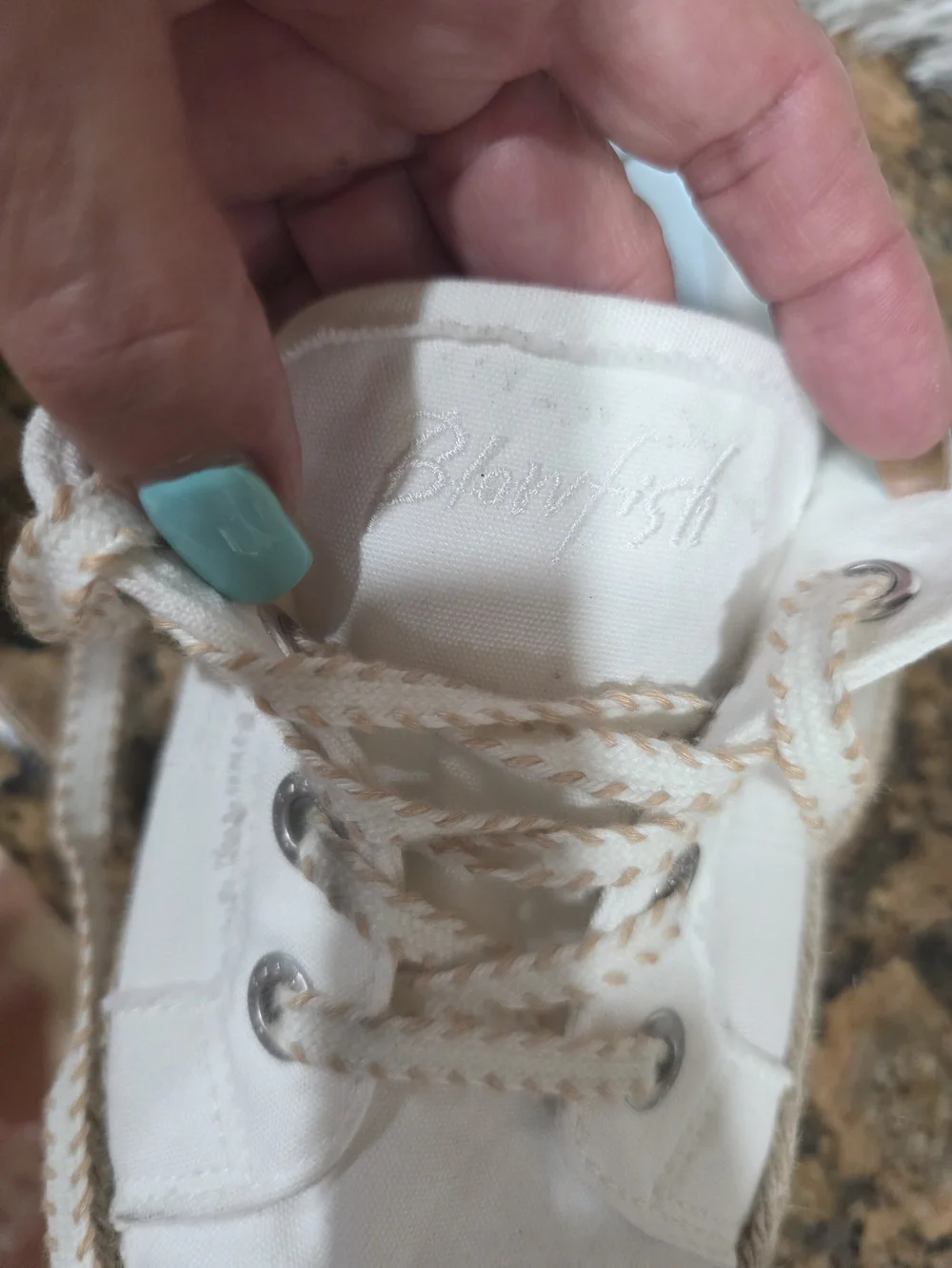 White Canvas Espadrille Sneaker with Rope Trim
